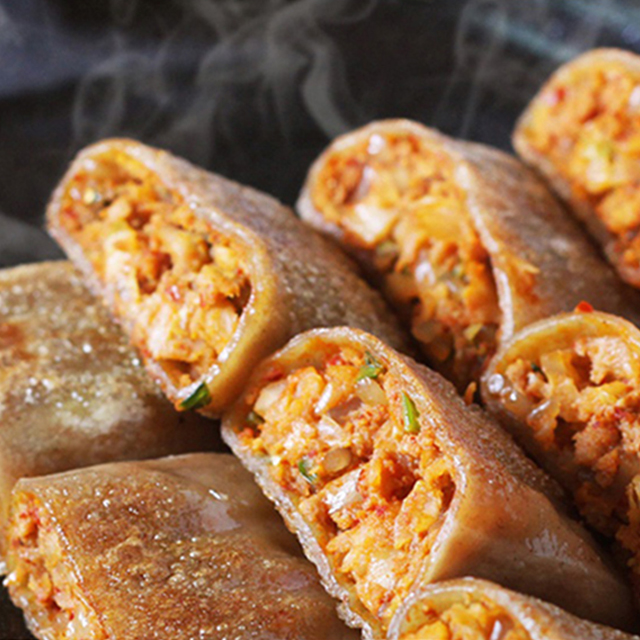 강원도 메밀전병 손님접대요리 냉동 김치 메밀전 : 바로앤미로