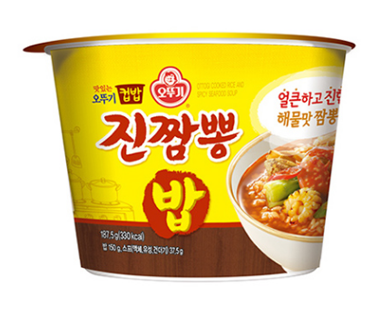 오뚜기 맛있는 오뚜기 컵밥 진짬뽕밥 187.5g x 12개입 : 에스플러스마켓