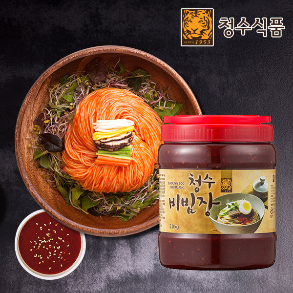 [청수식품] 청수 비빔장/양념장(냉면,국수,쫄면) 2kg x 1개 : 지오그루