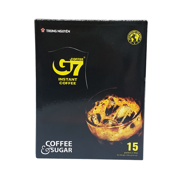 G7 커피&설탕 베트남 인스턴트 커피 16g x 15개입 240g / 유통기한 24.05.15 : 챔피언 푸드