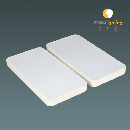 시스템 거실 LED 50W+50W (화이트,블랙) : formlight