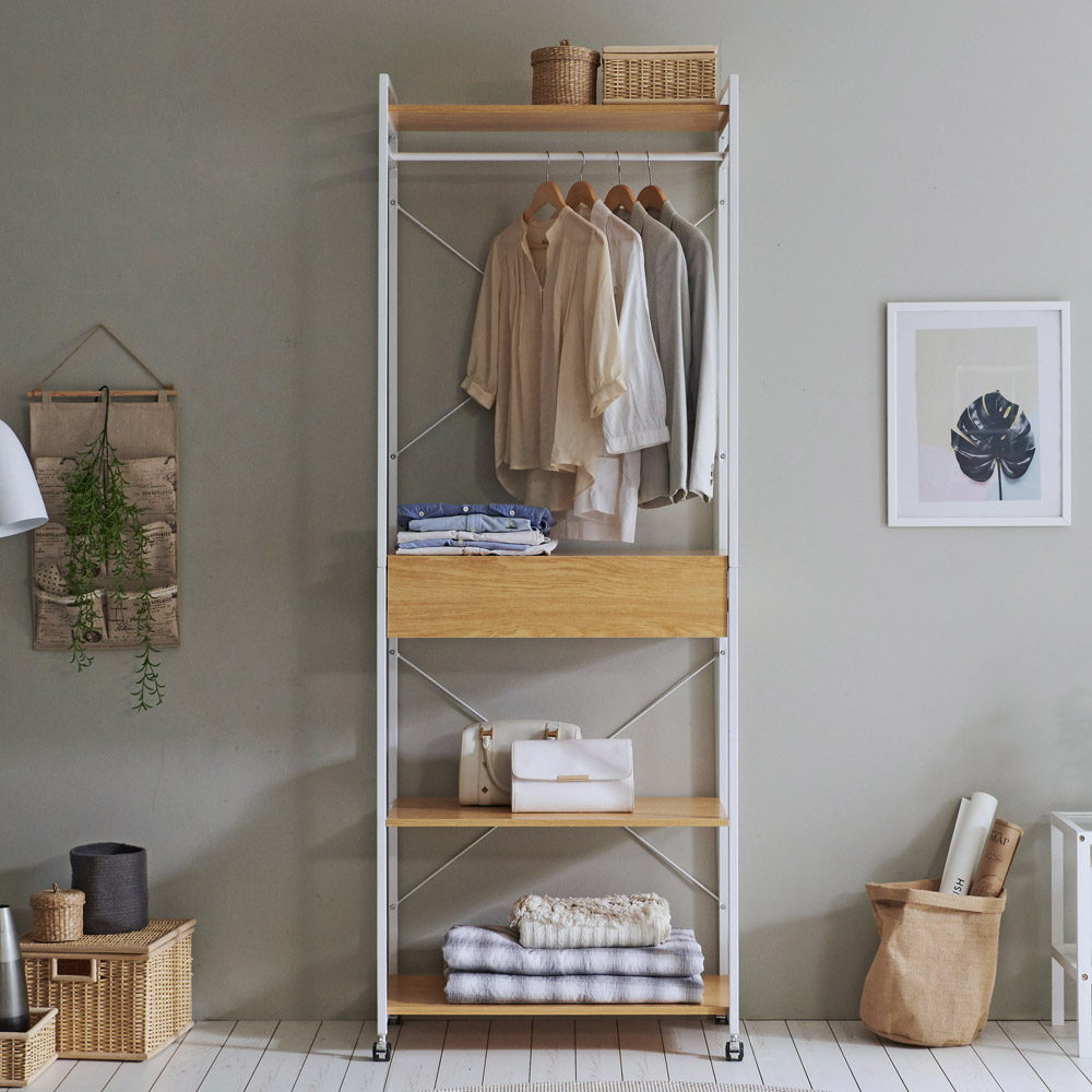 이동식 시스템행거 스탠드 옷걸이 프라임 수납 행거 : 프리메이드Homedeco