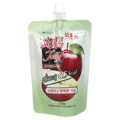네스코 곤약젤리 사과 130g : 주현유통