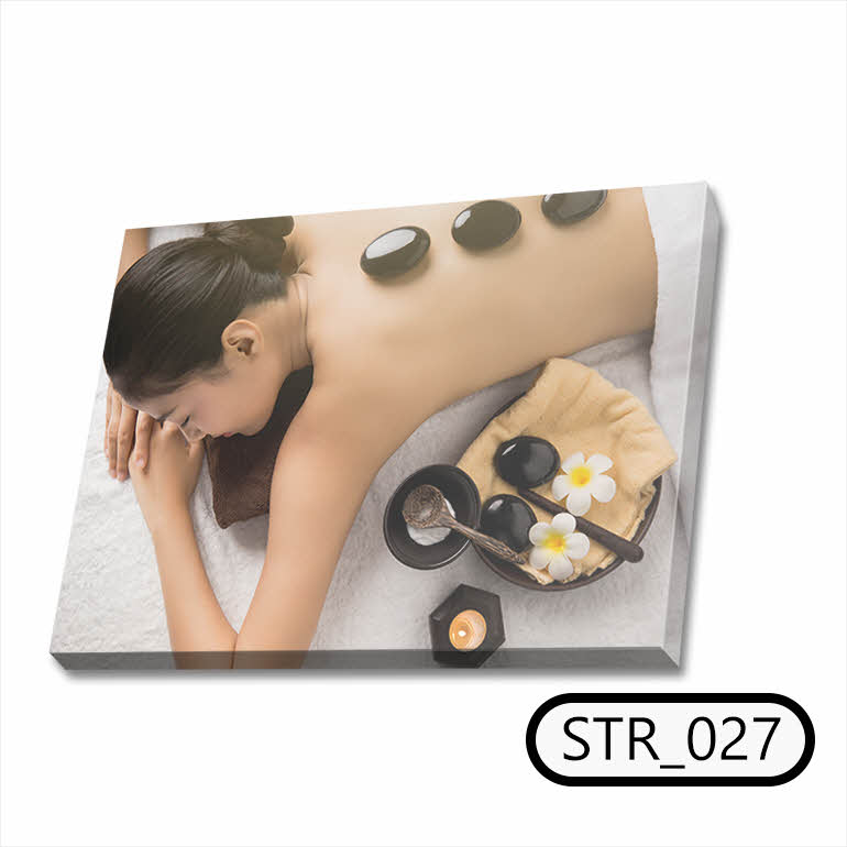 마사지 안마 인테리어 캔버스액자 STR027 스파 태국 중국 가게 매장 업소 스톤 아로마 : 웰드림