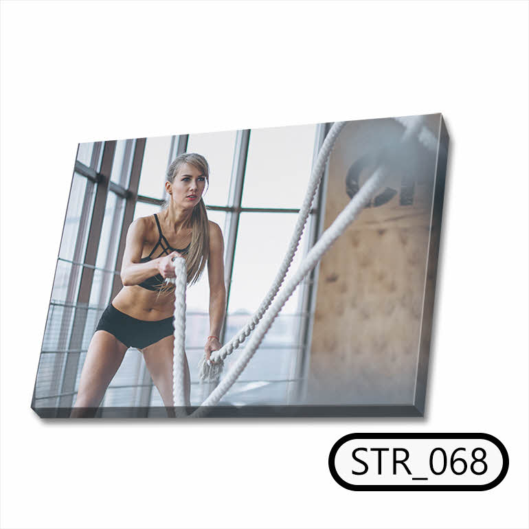 휘트니스 헬스클럽 인테리어 캔버스액자 STR068 스피닝 에어로빅 헬스장 운동 PT : 웰드림