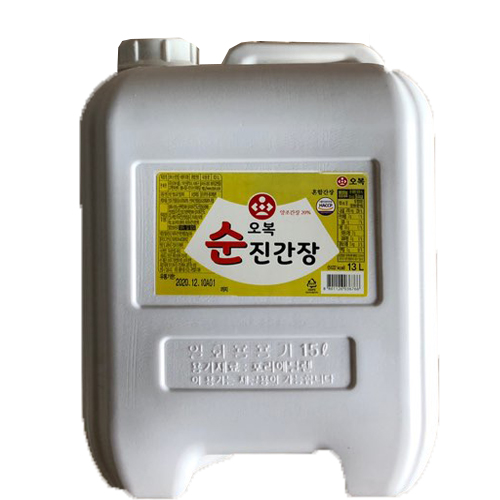 오복식품 순진간장 13L /무료배송/말통/간장말통 : 성명몰