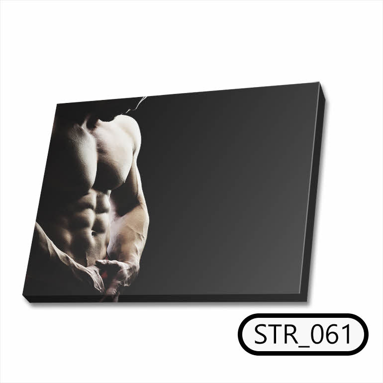 휘트니스 헬스클럽 인테리어 캔버스액자 STR061 스피닝 에어로빅 헬스장 운동 PT : 웰드림