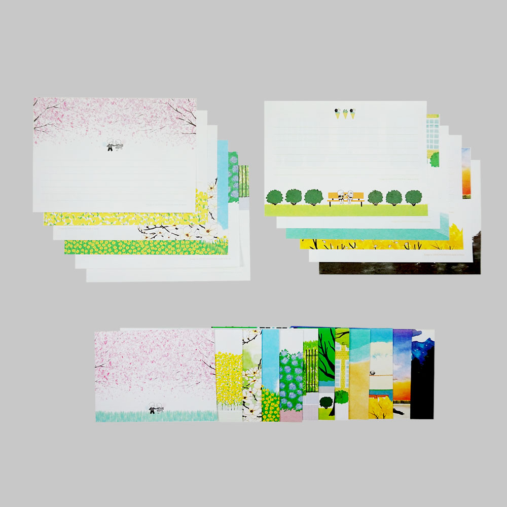 디자인곰곰 편지지 M ver.2 120x170 : 디자인곰곰