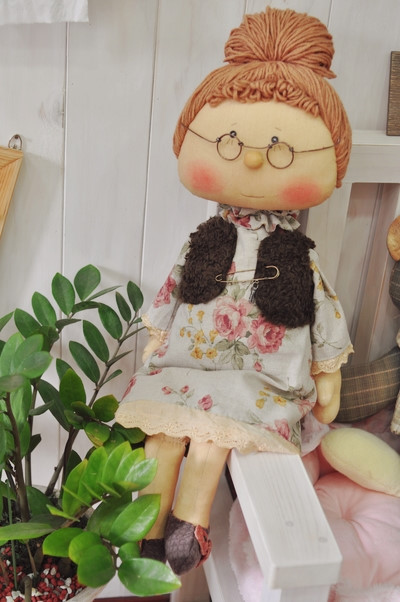 소금인형 호호 아줌마 (완제품) : 빈티지가게 소금인형
