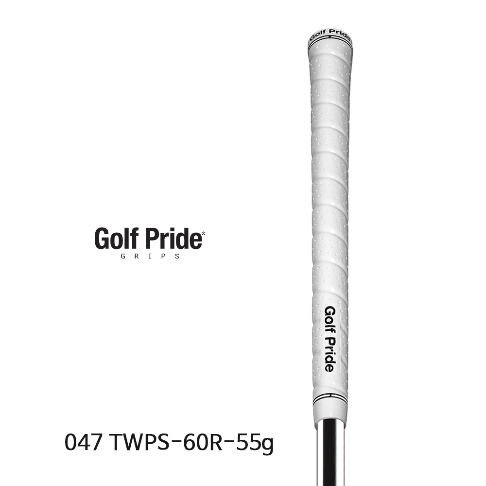골프프라이드 그립 TOUR WRAP 2G 투어랩 TWPS-60R-55g 화이트 / 라운드 : 스포츠 리테일