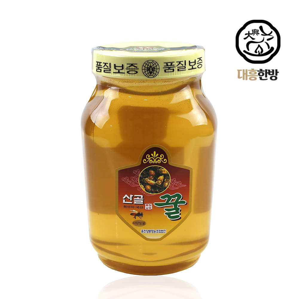 홍천벌꿀(아) 벌꿀 사양꿀 국내산 2.4kg : 대흥한방