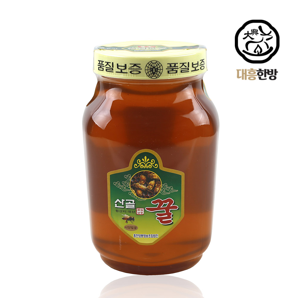 홍천벌꿀(잡) 벌꿀 사양꿀 국내산 2.4kg : 대흥한방