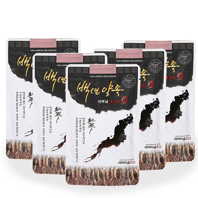 새벽마을홍삼진액 새벽녘 홍삼액 90ml × 60포 : 새벽마을홍삼