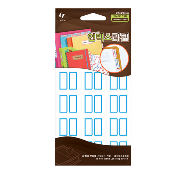 레이테크 오피스라벨_20-G103 B/23 x 29 mm/빅드림 : 빅드림문구센터