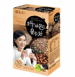 담터 호두 아몬드 율무차 50T 볶은 율무 가루 : 도니오니