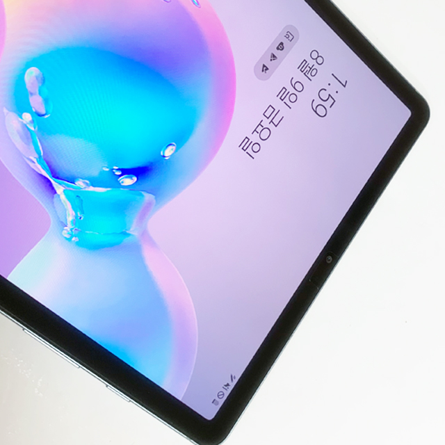 갤럭시탭S6 5G 올레포빅 투명 액정보호필름 전면 1매 : 힐링쉴드
