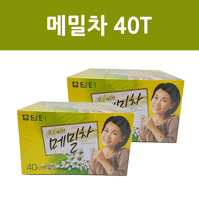 담터 메밀차 40T 목에 몸에 좋은 타타리 매밀 전통 건강 티백차 : 도니오니
