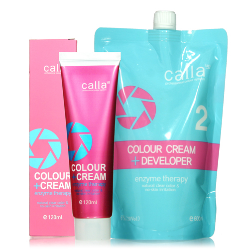 새롬화장품 엘르칼라(Calla)컬러 크림 1제:120ml 2제:600ml (1제 5개당 2제 1개) : 뱅크헤어