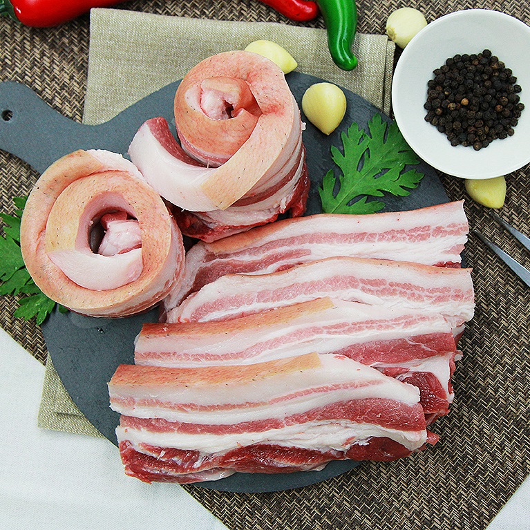 [제주도 직송]도니조아 제주흑돼지 오겹살 1kg : 제주도니조아