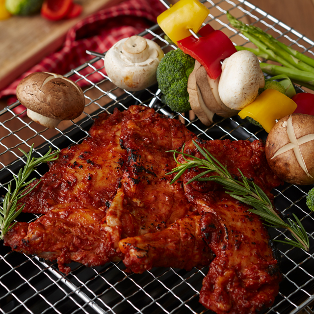 숯불용 / 구이용 오리지널 춘천닭갈비 1kg / 캠핑용 국내산 고춧가루 국내산 냉장육 : 청년푸줏간 푸드닭