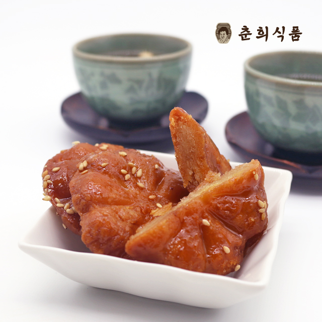 춘희식품 전통 재래식 홍천 잣 수제약과 20개 묶음 : 춘희식품