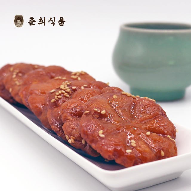 춘희식품 전통 재래식 홍천 잣 수제약과 20개 묶음 : 춘희식품