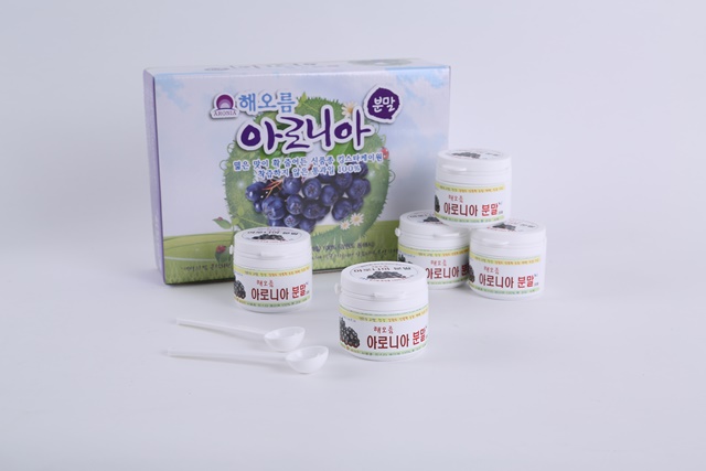 떫음NO/아로니아분말 30g 5통 (신품종 킹스타 케이원분말) : 해오름 슈퍼베리농원
