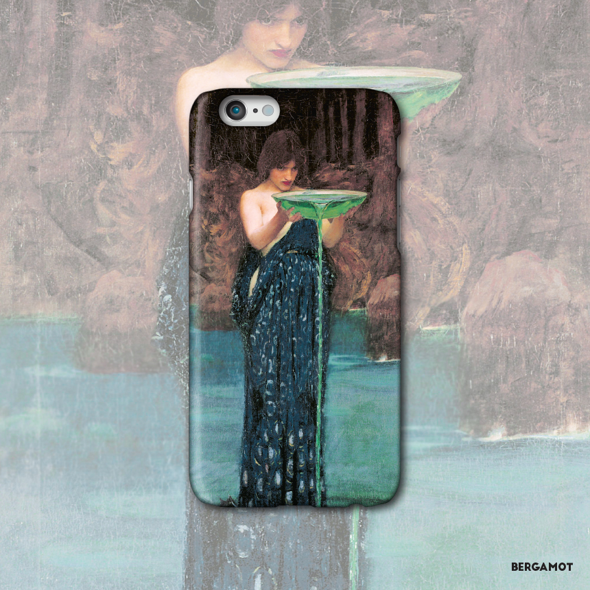 명화 케이스 268 키르케 Circe Invidiosa - John William Waterhouse 존 윌리엄 워터하우스 아이폰6S하드 : Bergamot
