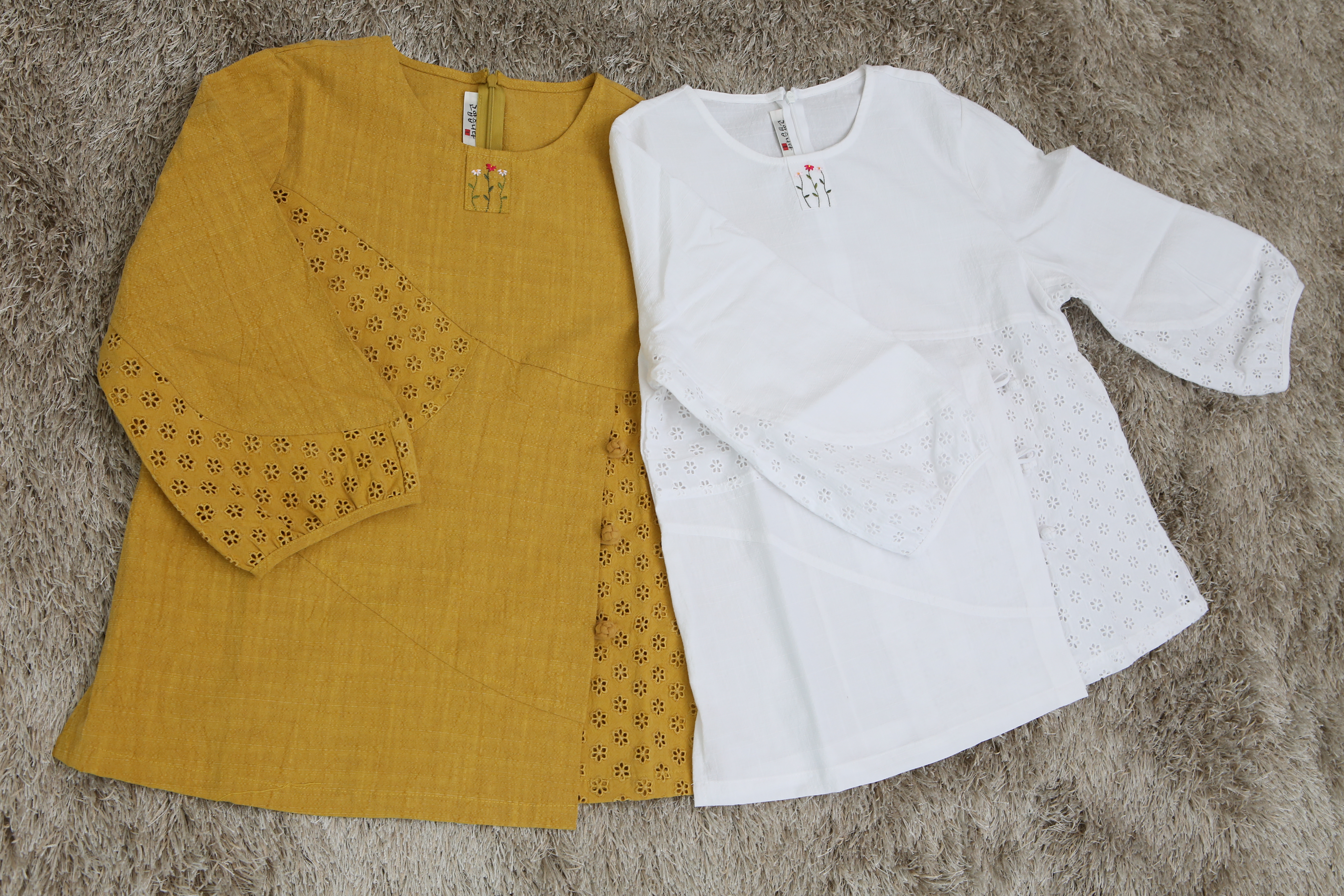 여성 슬라브야생티 여자생활한복 개량한복 블라우스 흰색절복 법복 면티 색상2가지 : 고소은 우리옷