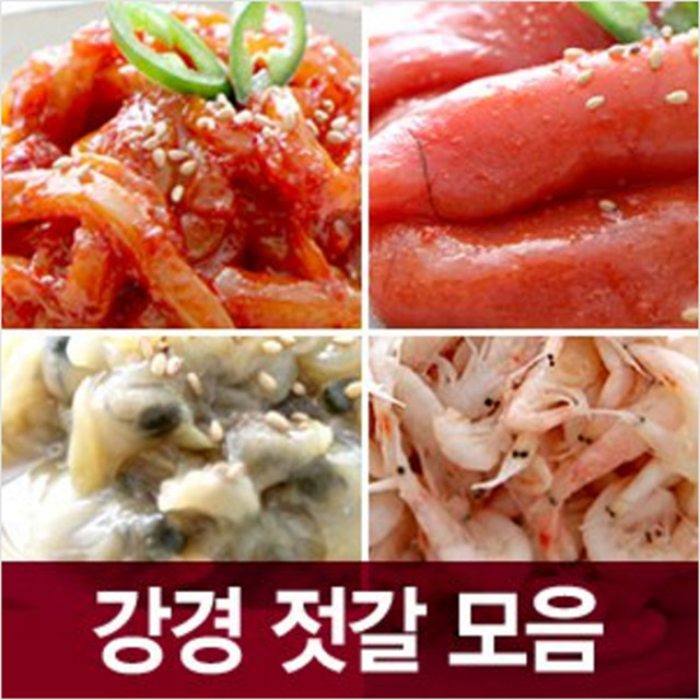 오징어 낙지 명란 창난 젓갈 (강경 장원상회) : 자연담음