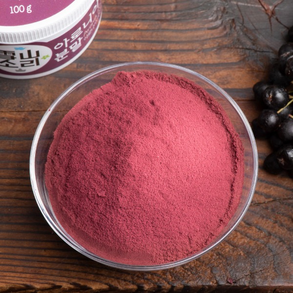 설산소리 동결건조한 설산 아로니아 분말 100g x 2개 순창농부들 청순밥상 : 순창농부들 청순밥상