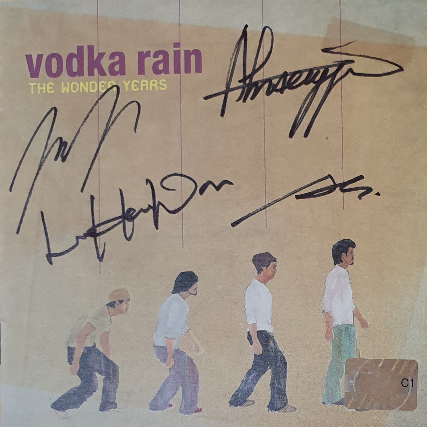 보드카레인 (Vodka Rain) 1집- The Wonder Years (친필싸인반) : RARECD