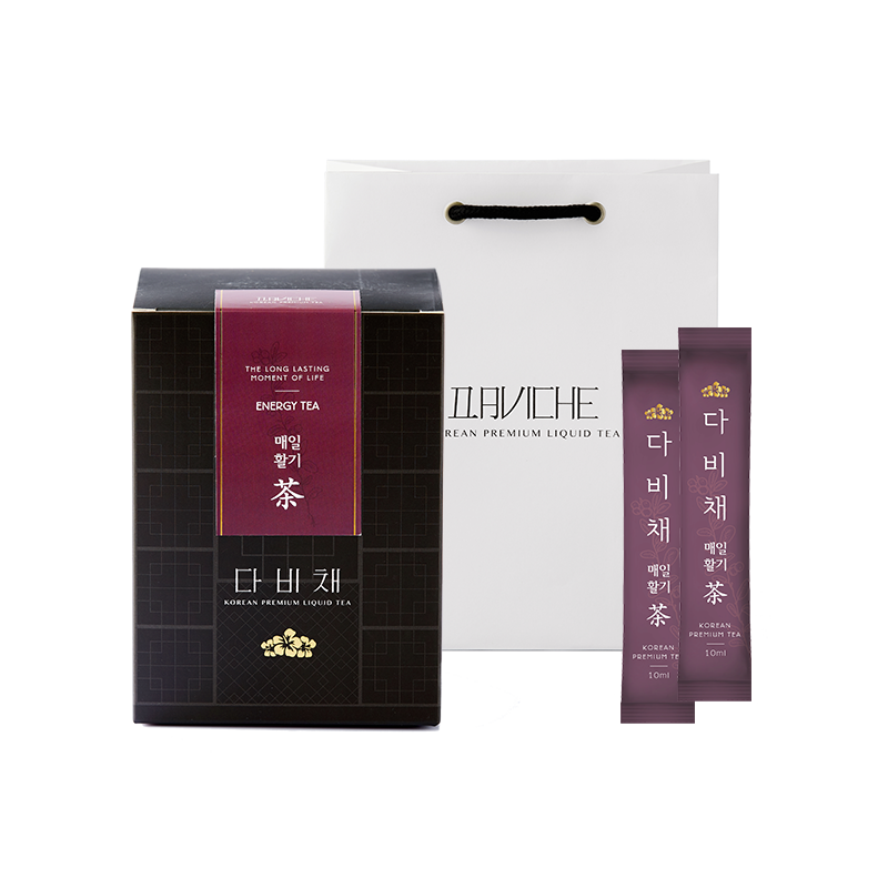 [쇼핑백] 다비채 스틱 선물패키지 30P /디카페인 매일활기차 : 다비채 DAVICHE