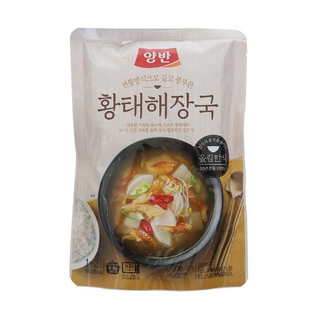 동원 양반 황태 해장국 480g x 4개입 간편조리식품 : 코코반