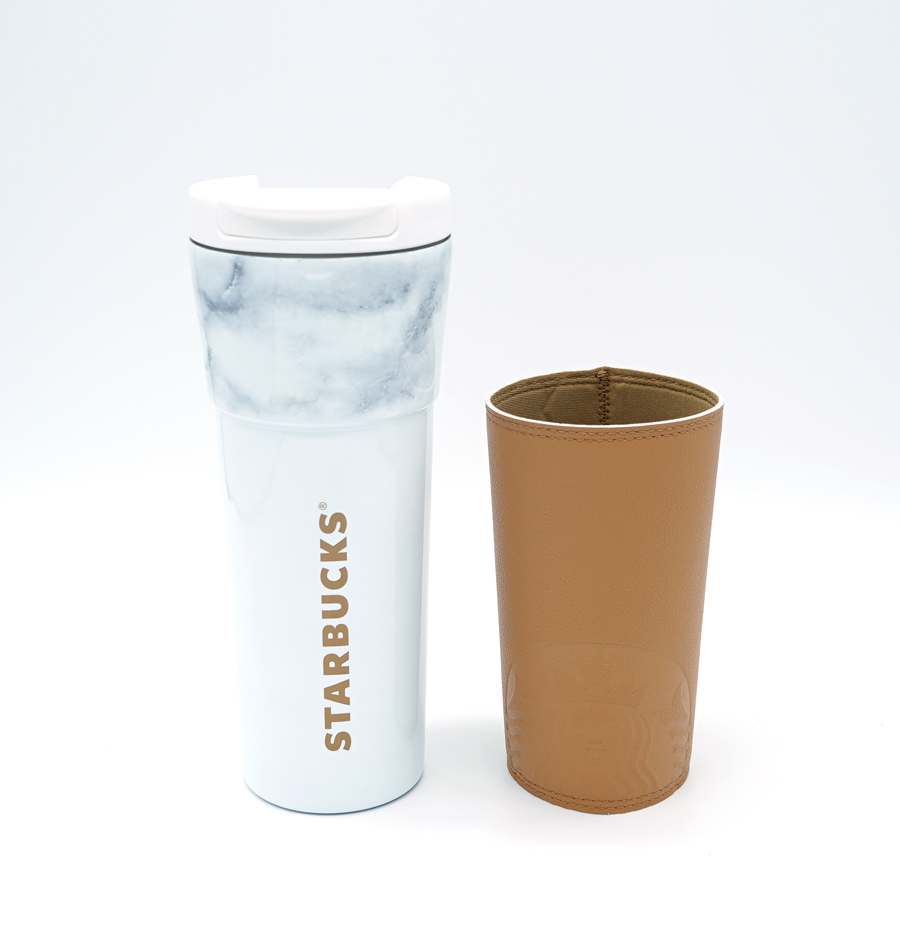 스타벅스 SS 마블 화이트 오페라 텀블러 473ml,2019 코어MD : 한정판매니아