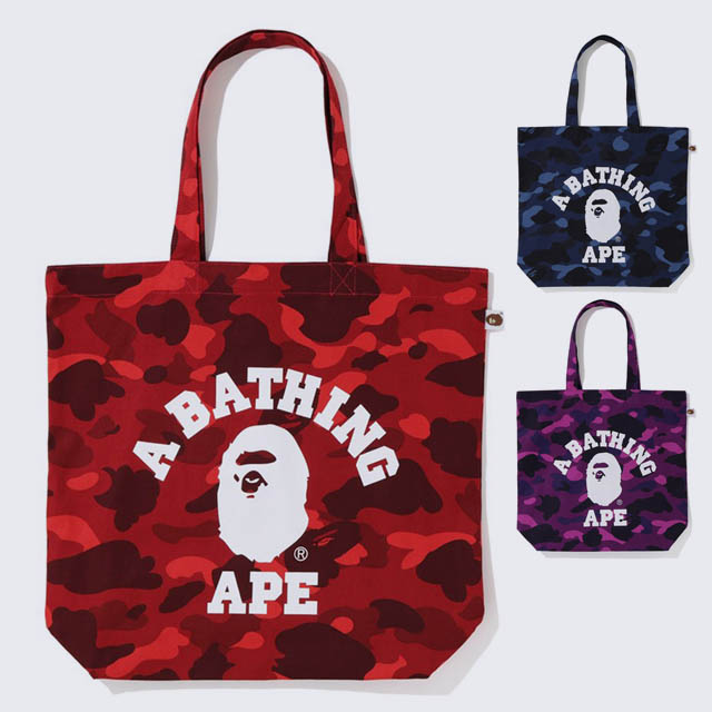 베이프 가방 컬러 카모 컬리지 토트백 BAPE : 셀렉샵 리코