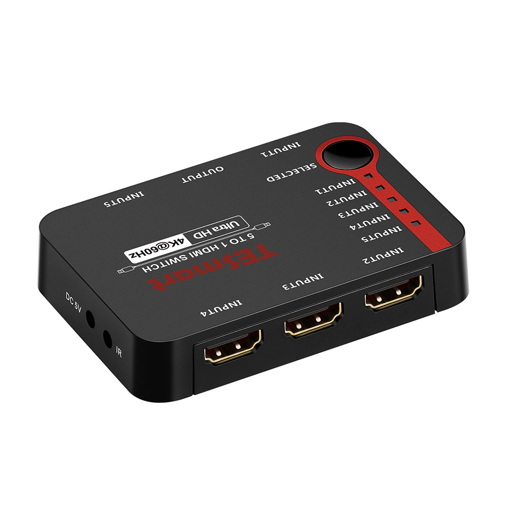 티이스마트 HDMI 2.0 스위치 5포트 UHD 4K 60Hz : TFNINC