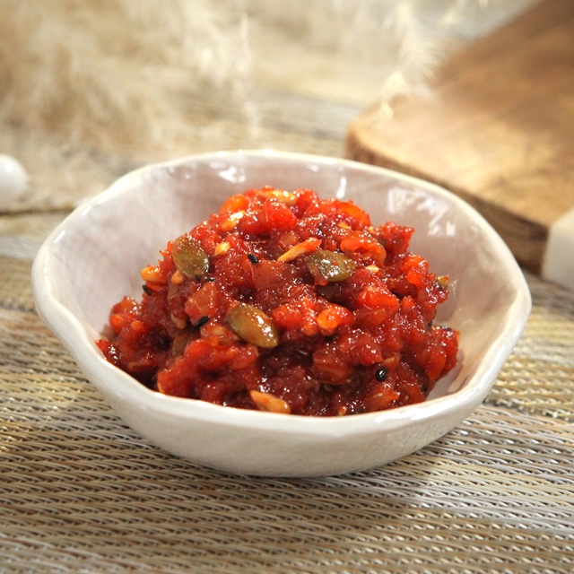 강경신안상회 국내산 오징어톡톡젓갈 500g 양념젓갈 : 강경신안상회