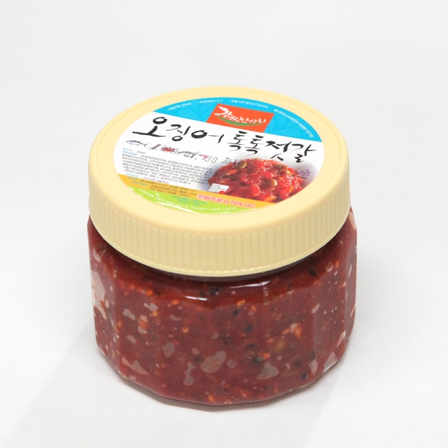강경신안상회 국내산 오징어톡톡젓갈 500g 양념젓갈 : 강경신안상회