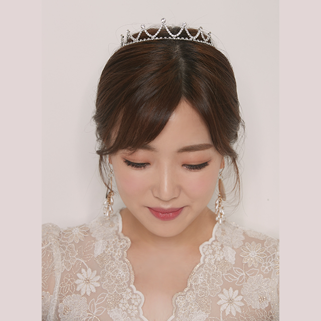 웨딩헤어 티아라 왕관 셀프웨딩촬영소품 : 멜로랜드