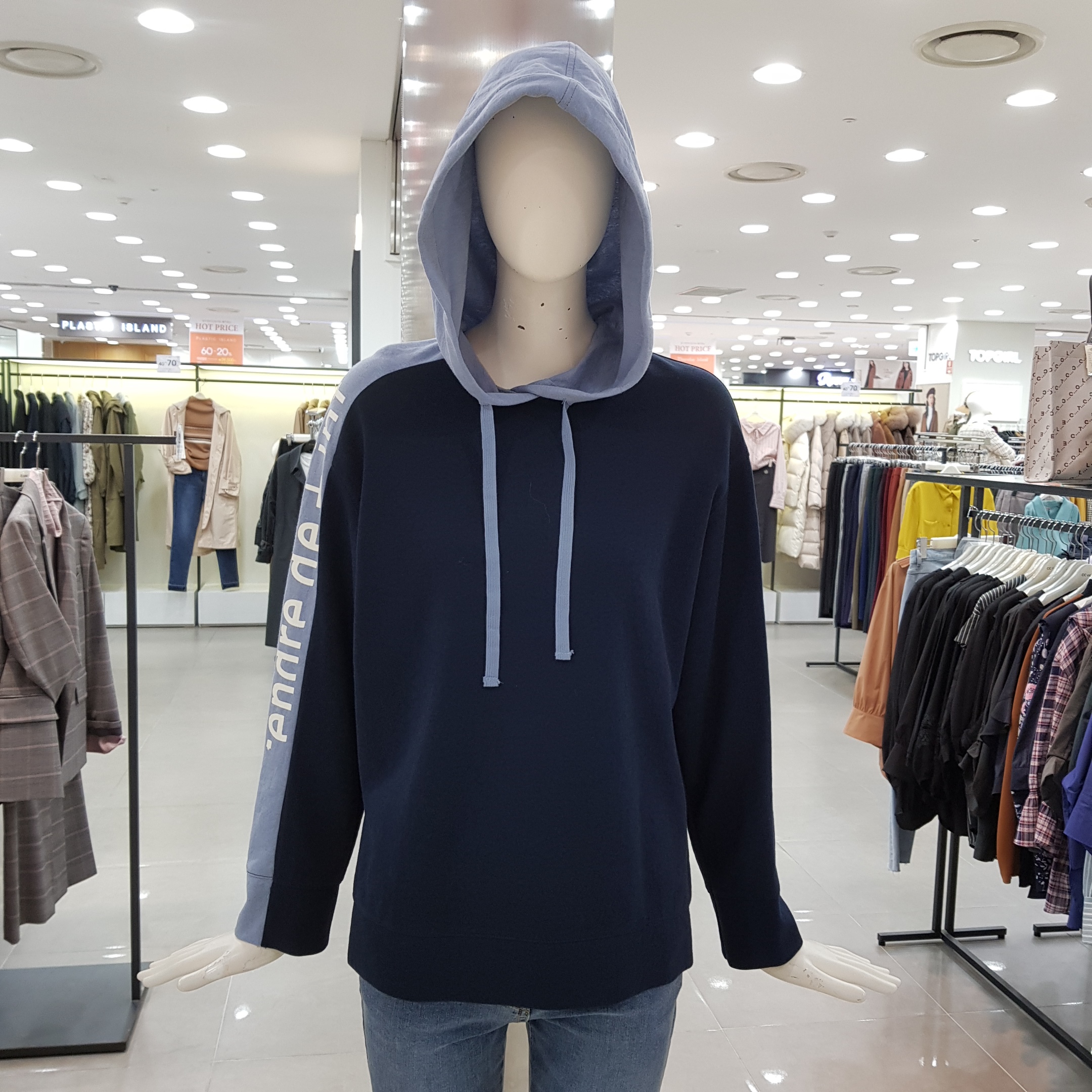 후드배색 티셔츠(C183MSM005) : 모다 천안아산 CC콜렉트