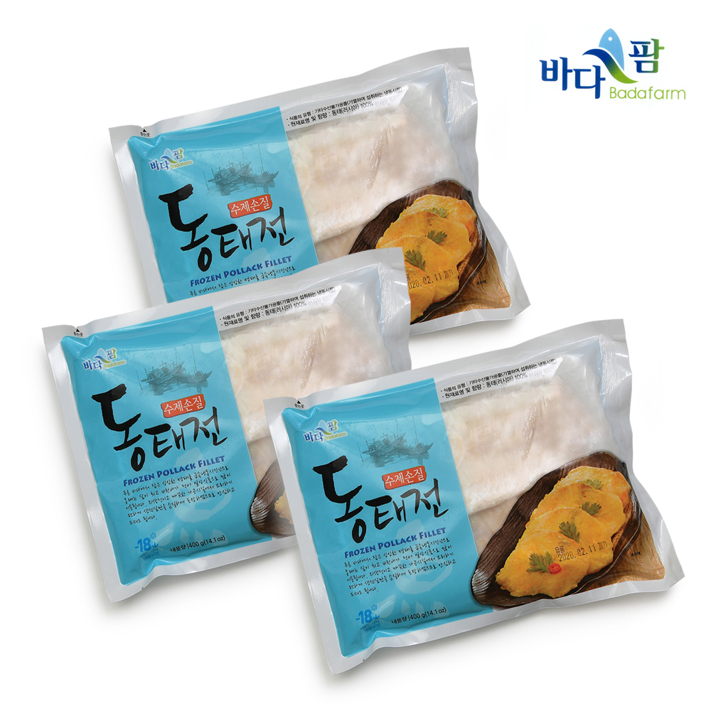 수제 동태전 400g 3봉 동방유통 : 엄마애바다