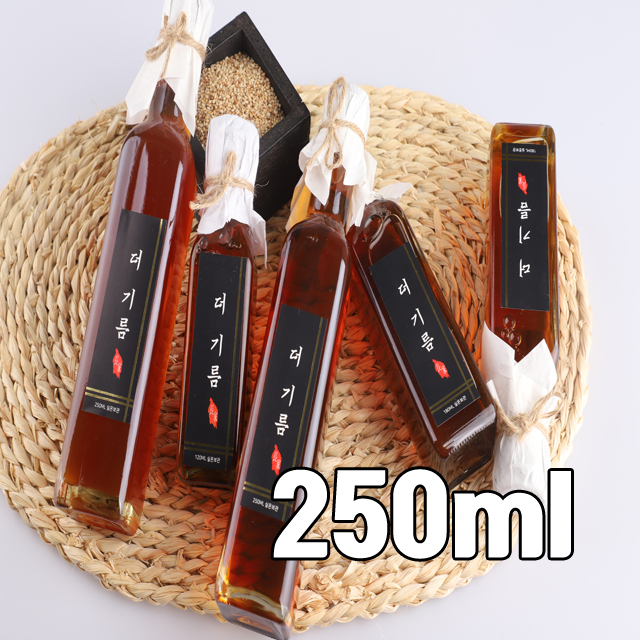 더기름 국산참기름 250ml : The 떡집 장가
