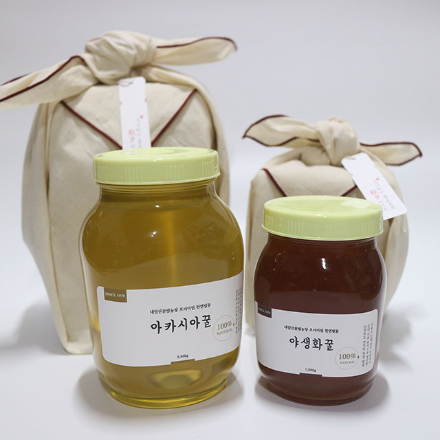 대암산꿀벌농장 자연 벌꿀 국산 아카시아꿀 1.2kg : 대암산 꿀벌농장