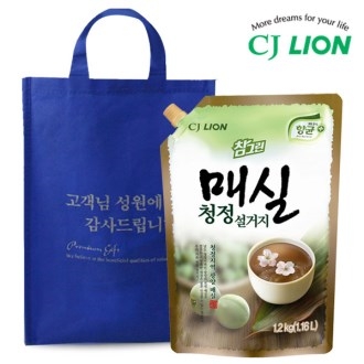 (부직포친환경) 참그린매실1.2kg(리필) 10입 : 판촉물쇼핑몰