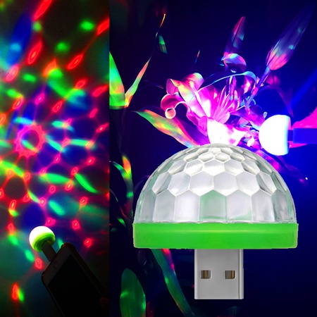 1PC Cool Mini USB Atmosphere Light DJ RGB Colorful Music Sound Lamp for Car Phone Computer PC Music : 망고텐 - 네이버쇼핑