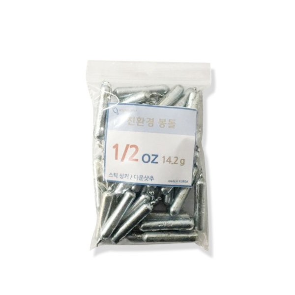 세정산업 친환경 스틱싱커 벌크 봉돌 1/2oz 40pcs 국내생산 : 대전낚시천국