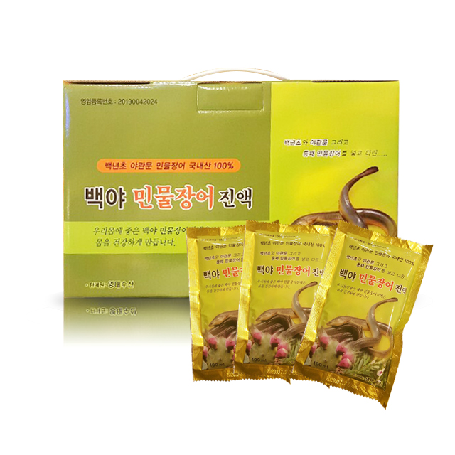 백야 민물장어즙_백년초와 야관문, 국내산 통민물장어를 넣고 달인 엑기스 : 백야민물장어
