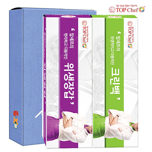 탑셰프 위생장갑 크린백 2종 세트 : 우리판촉