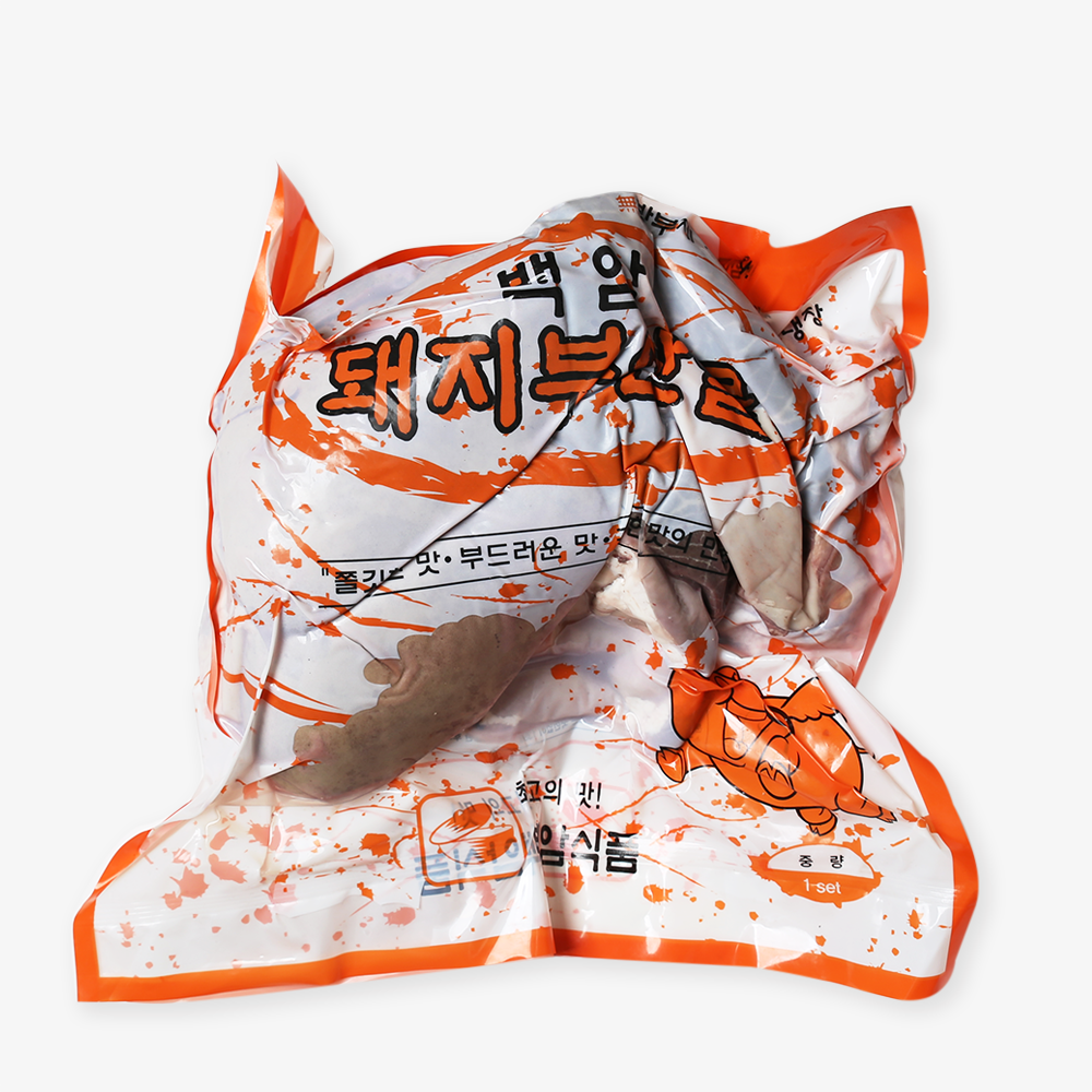 백암식품 순대내장 1벌 돼지부산물 돼지부속물 오소리감투,간,내장,염통 2.75kg : 농민식자재